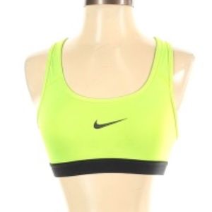 Nike Neon Yellow/Green Dri Fit Sports Bra